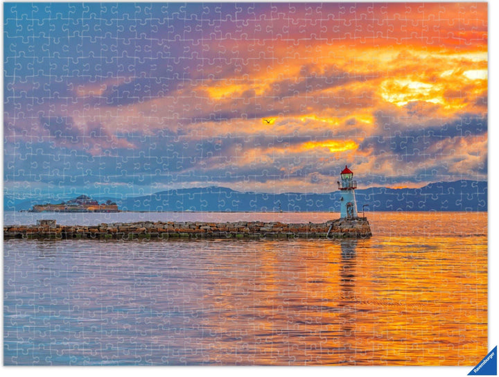 Munkholmen and Lade lighthouse from Ladestien (Photo Puzzle) - AZIZ NASUTI ART GALLERY