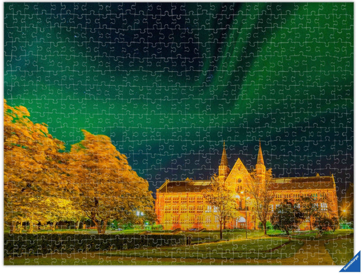 Aurora Over NTNU (Photo Puzzle) - AZIZ NASUTI ART GALLERY