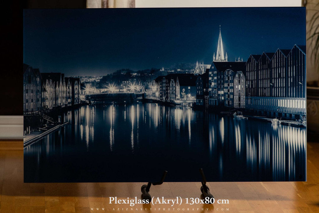 Beautiful Trondheim In Blue Mood (4 sizes on Gallery print) - AZIZ NASUTI ART GALLERY