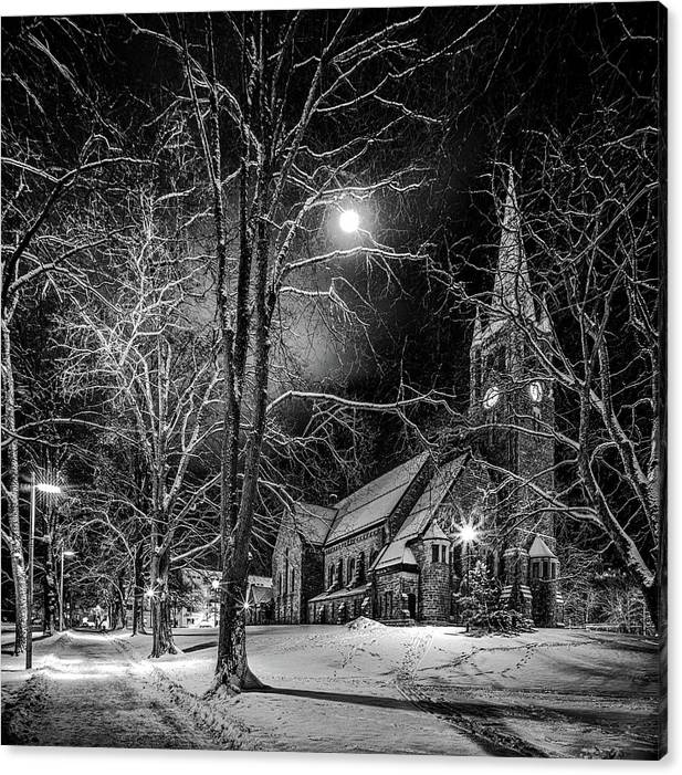 Lademoen kirke in a very beautiful night - AZIZ NASUTI ART GALLERY