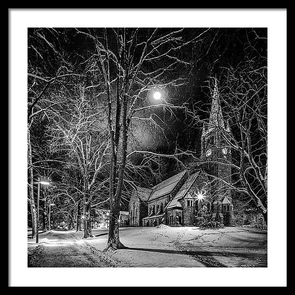 Lademoen kirke in a very beautiful night - AZIZ NASUTI ART GALLERY