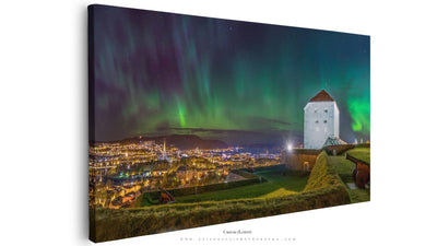 Beautiful Trondheim From Kristiansten Festning Fortress (Canvas)