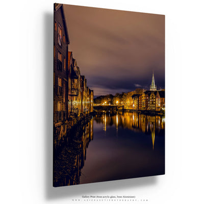 Trondheimsnatt With Calm Nidelva