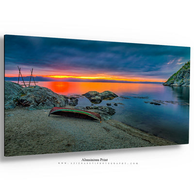 Beautiful Sunset over Korsvika (Panorama)
