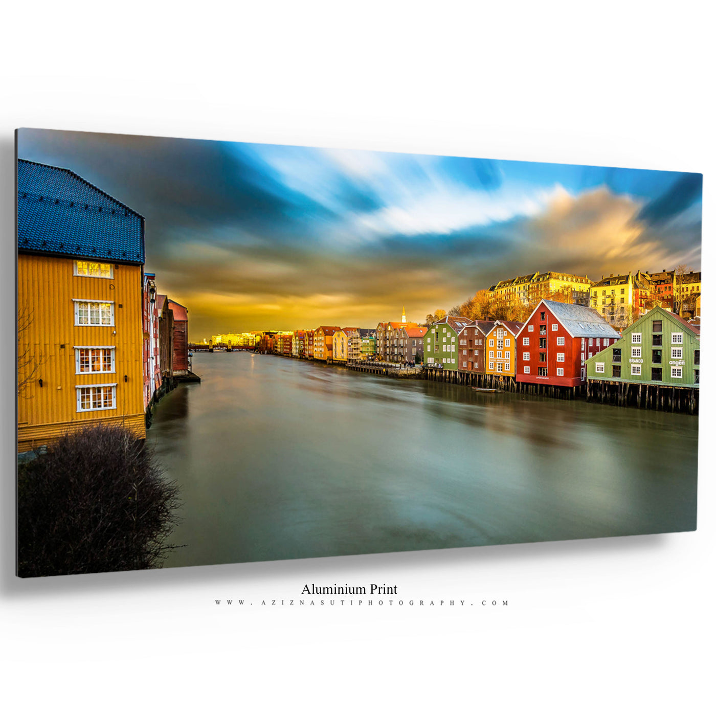 Trondheim and the dramatic Sky