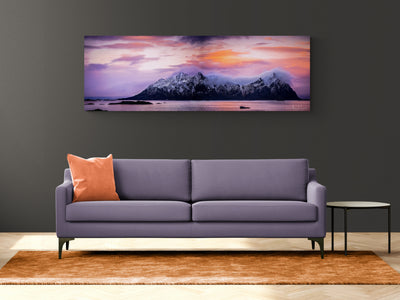 The beautiful lille Molla island in Lofoten on Gallery Print - AZIZ NASUTI ART GALLERY