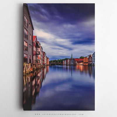 Trondheim In Blue Hours (Portrait)