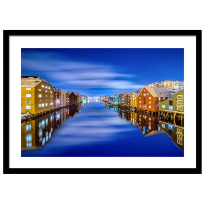 Trondheim Silky Winter Night