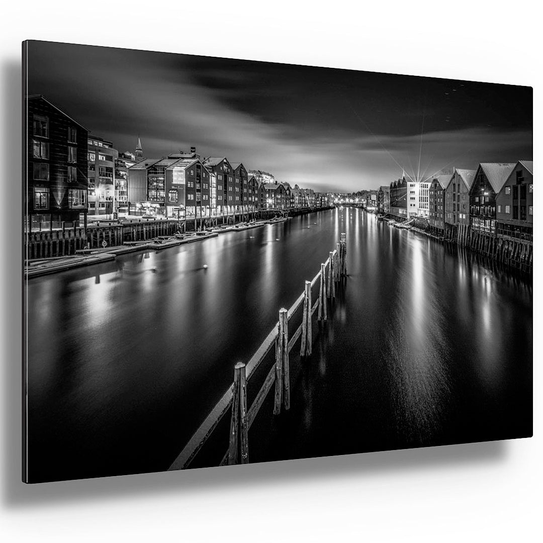 The Silver Night of Trondheim on Gallery Print quality (3 sizes)