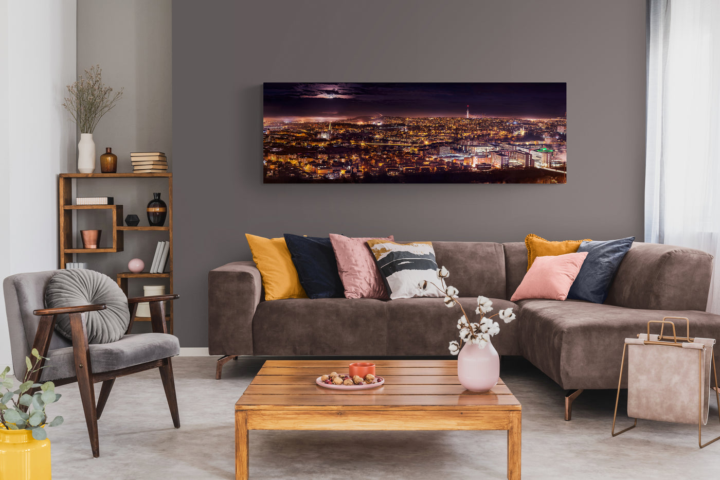 Trondheim Panorama from Utsikten on Gallery Print (3 sizes) - AZIZ NASUTI ART GALLERY