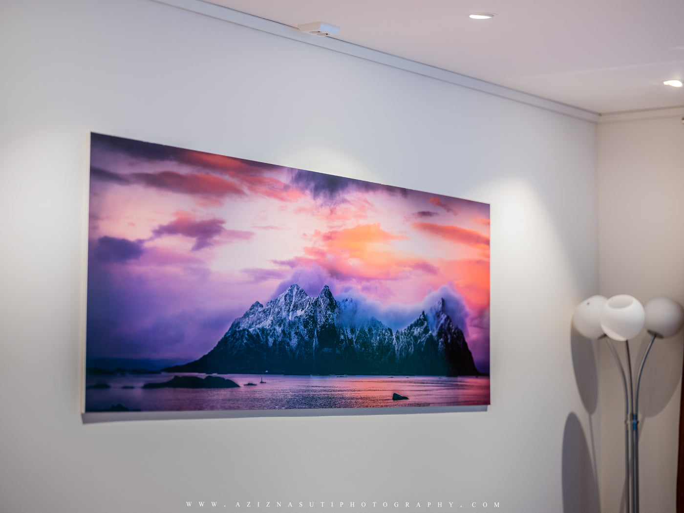 The beautiful lille Molla island in Lofoten on Gallery Print - AZIZ NASUTI ART GALLERY