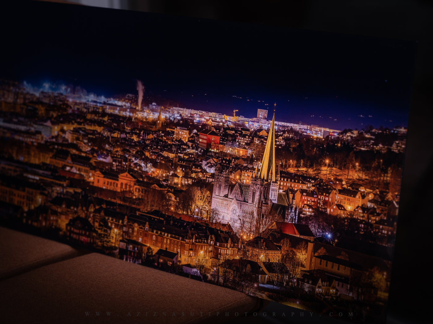 Trondheim Panorama 120X40 cm Gallery Print - AZIZ NASUTI ART GALLERY