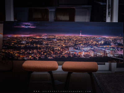 Trondheim Panorama from Utsikten on Gallery Print (3 sizes) - AZIZ NASUTI ART GALLERY