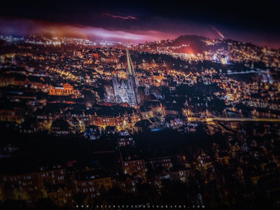 Trondheim Panorama from Utsikten on Gallery Print (3 sizes) - AZIZ NASUTI ART GALLERY
