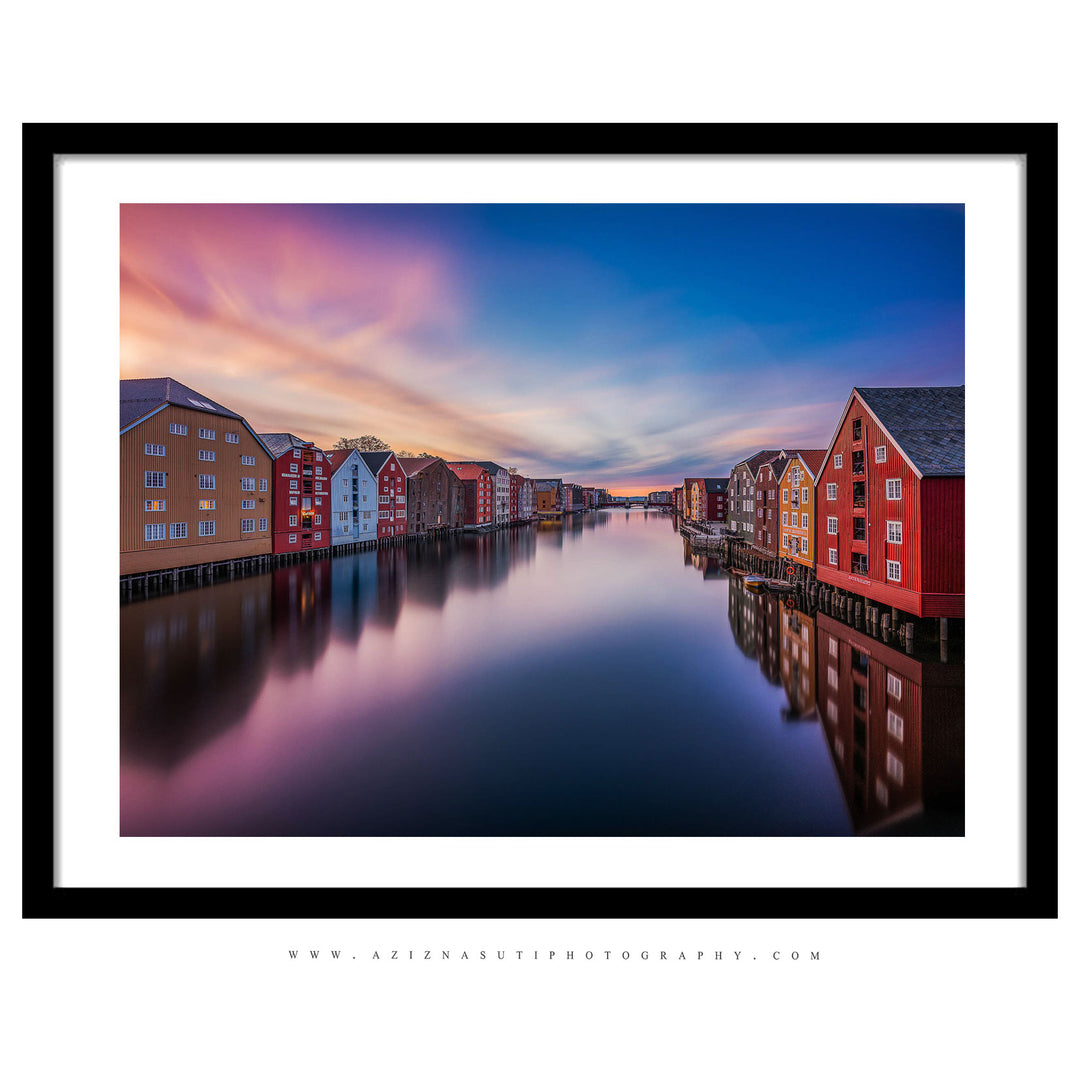 Midnight Sunset Over Trondheim in The Summer (Limited Edition)