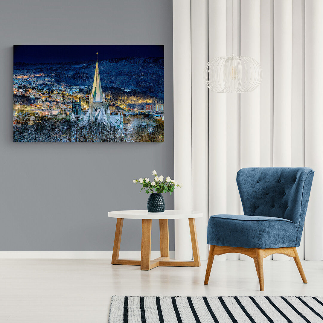 Nidarosdomen Vinterstemning (3 sizes on Gallery Print)