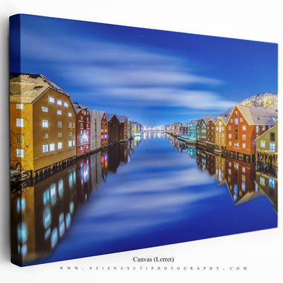 Trondheim Silky Winter Night