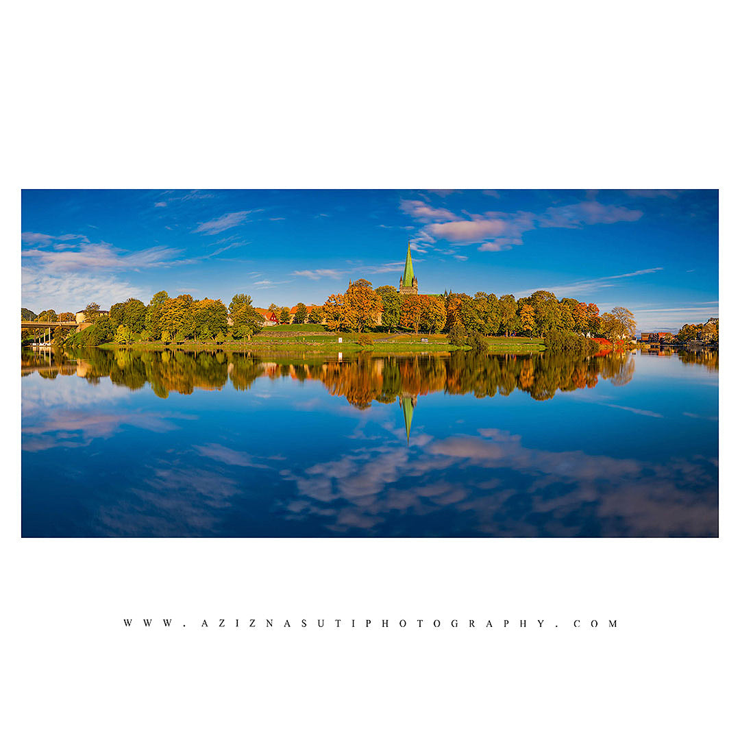 From Elgeseter Bru to Gamle bybro and beautiful Nidarosdomen