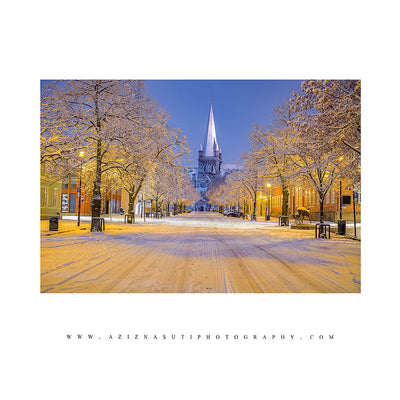 Nidarosdomen i nydelig julestemning