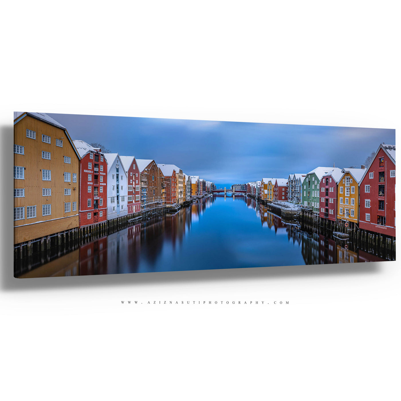Trondheim Winter Panorama from Gamle Bybro
