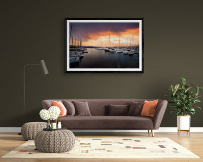 The Beautiful Skansen In a Warm Sunset - AZIZ NASUTI ART GALLERY