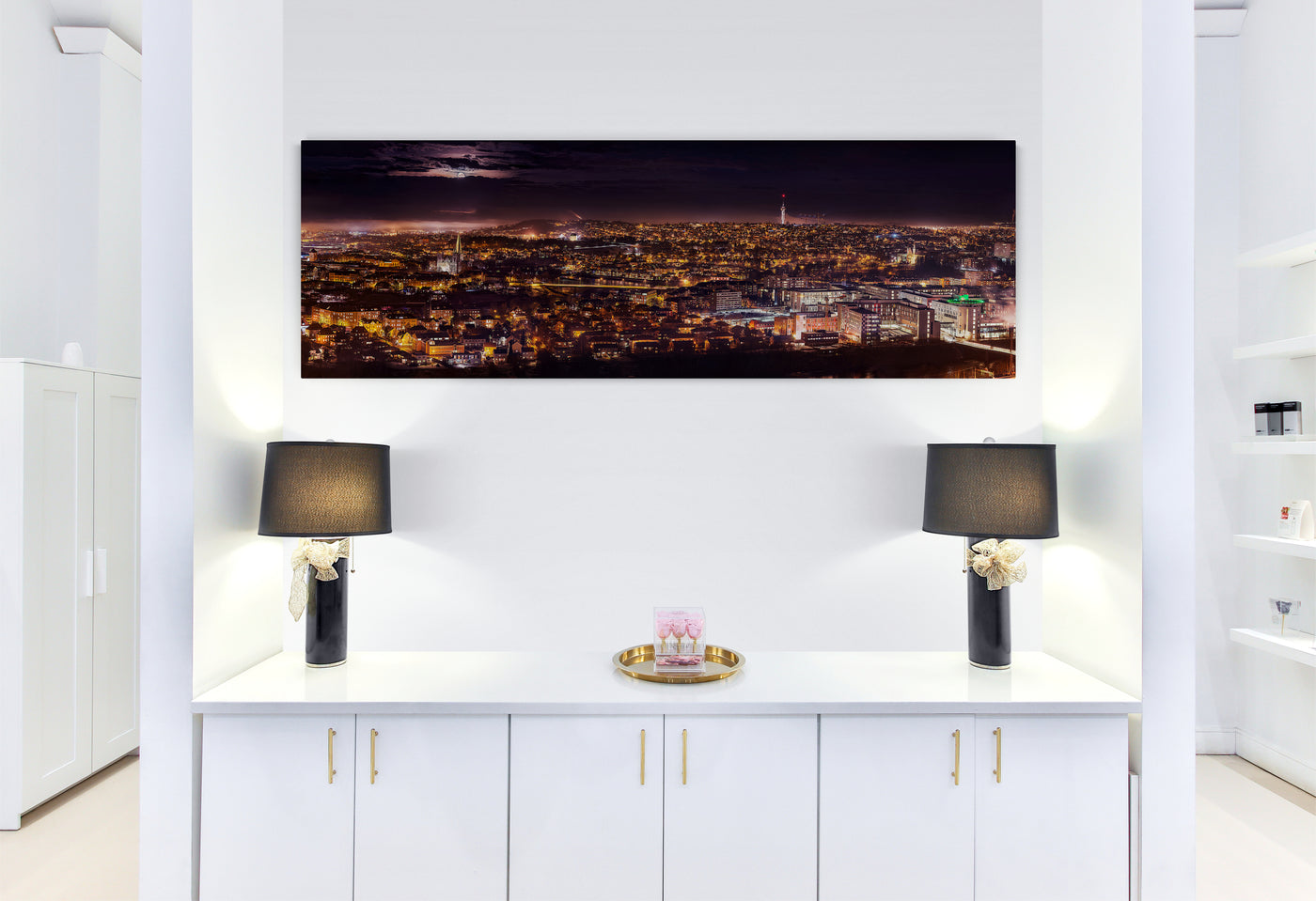 Trondheim Panorama from Utsikten on Gallery Print (3 sizes) - AZIZ NASUTI ART GALLERY