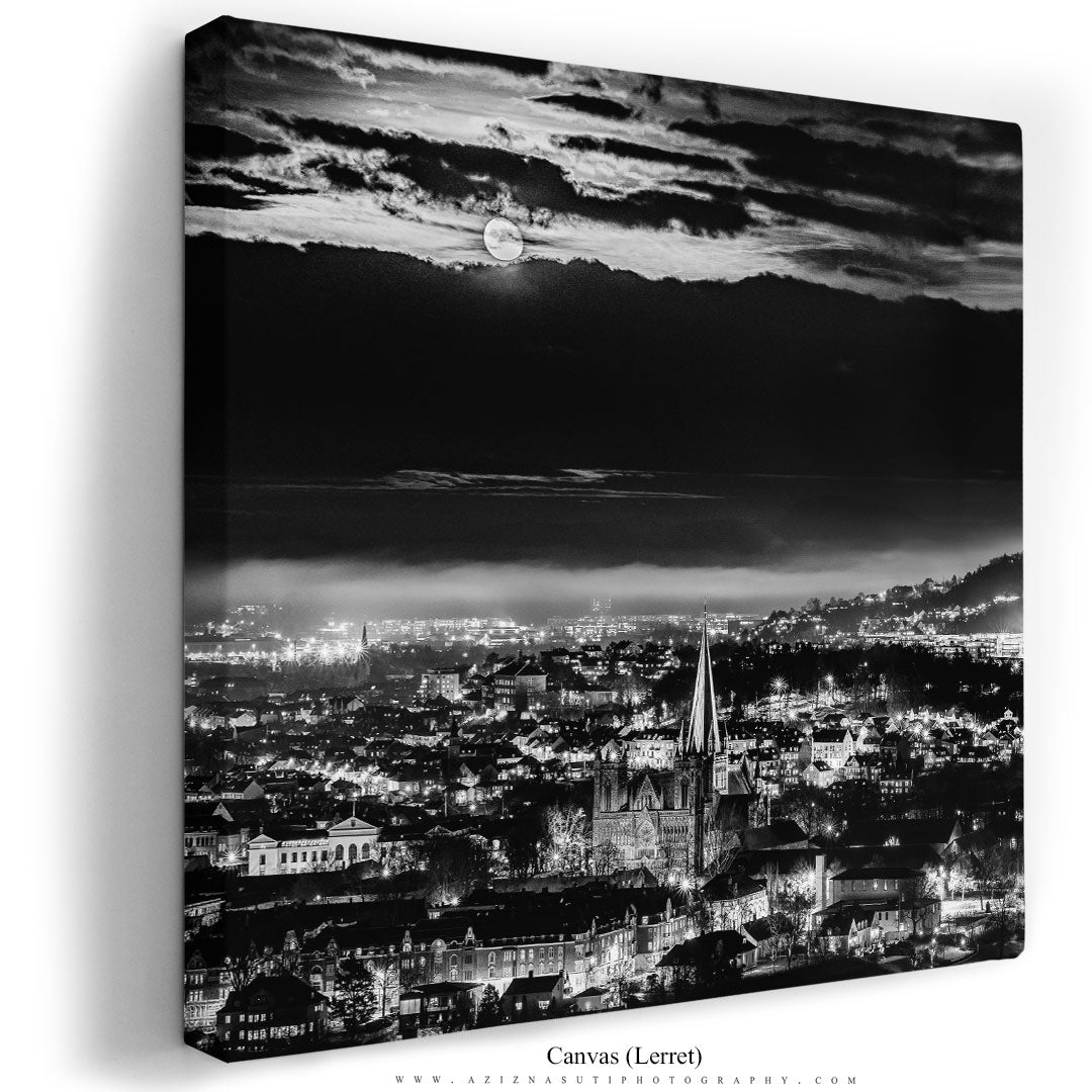 Trondheim in a dramatic atmosphere