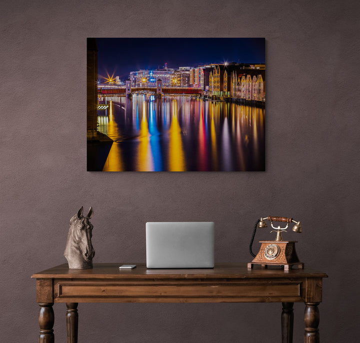 Nidelva and The Ocean of Colors (Canvas)