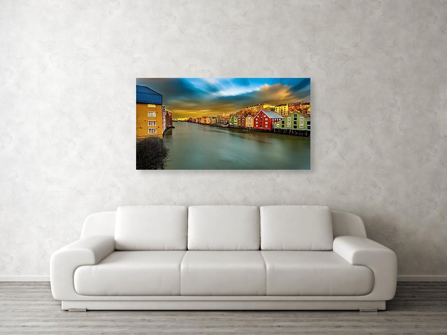 Trondheim and the dramatic Sky - AZIZ NASUTI ART GALLERY