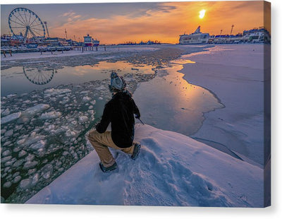 Helsinki In Winter And Selfi - AZIZ NASUTI ART GALLERY