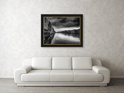 Rain and Drama From Nidelva Trondheim - AZIZ NASUTI ART GALLERY