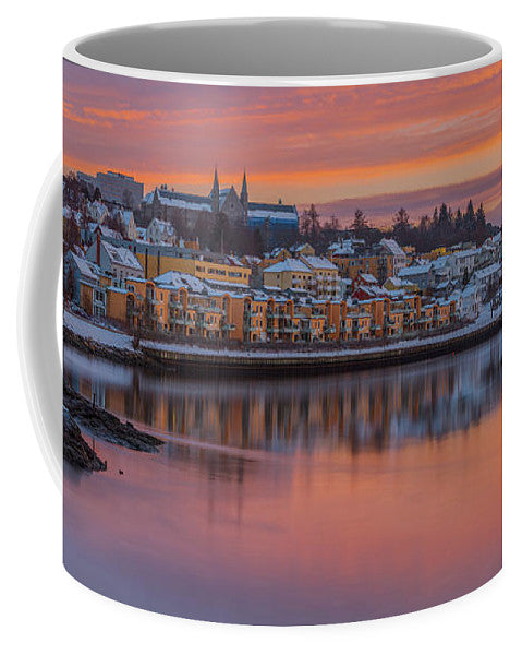 Stunning February Sunset In Trondheim (Coffee Mug) - AZIZ NASUTI ART GALLERY