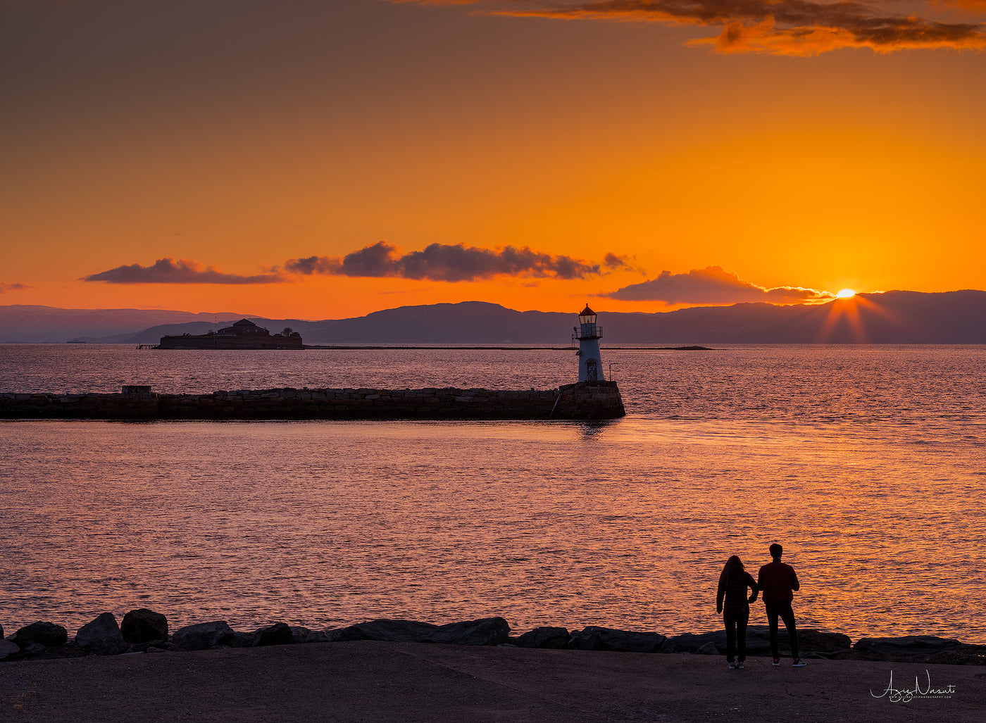 When We Watched Sunset From Ladestien Together - AZIZ NASUTI ART GALLERY