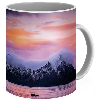 The Beautiful Lille Molla Island In Lofoten (Coffee Mug) - AZIZ NASUTI ART GALLERY