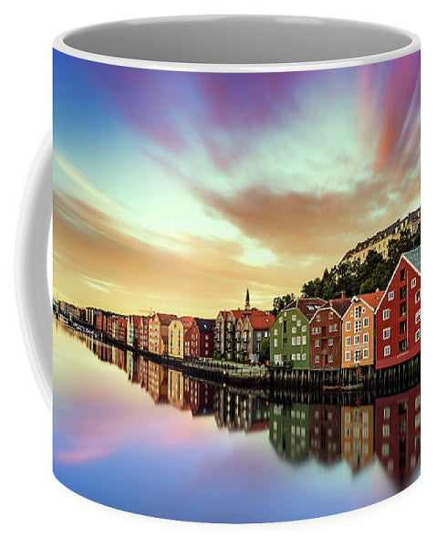Trondheim From Gamlebybro (Coffee Mug) - AZIZ NASUTI ART GALLERY